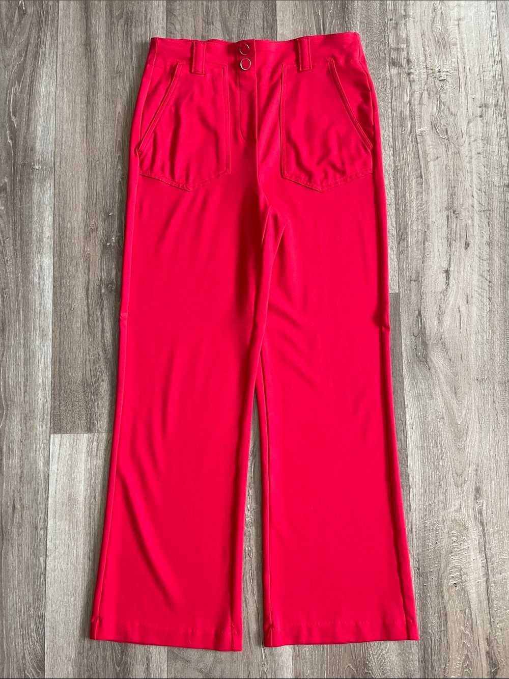 Jules & Leopold Red High Rise Pants